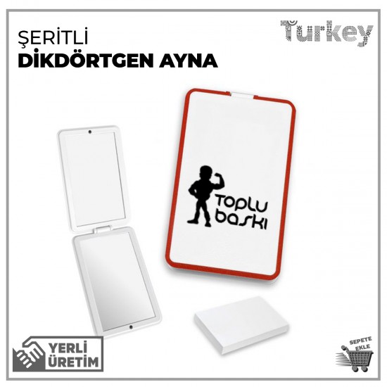 Dikdörtgen Ayna Şeritli